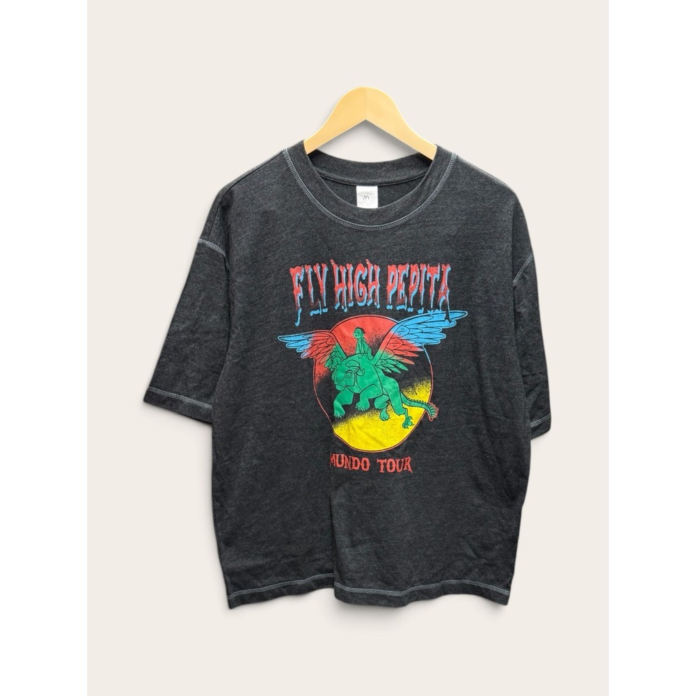 Disney Parks Pixar Coco Fly High Pepita Mundo Tour Graphic T Shirt Mens XL Gray